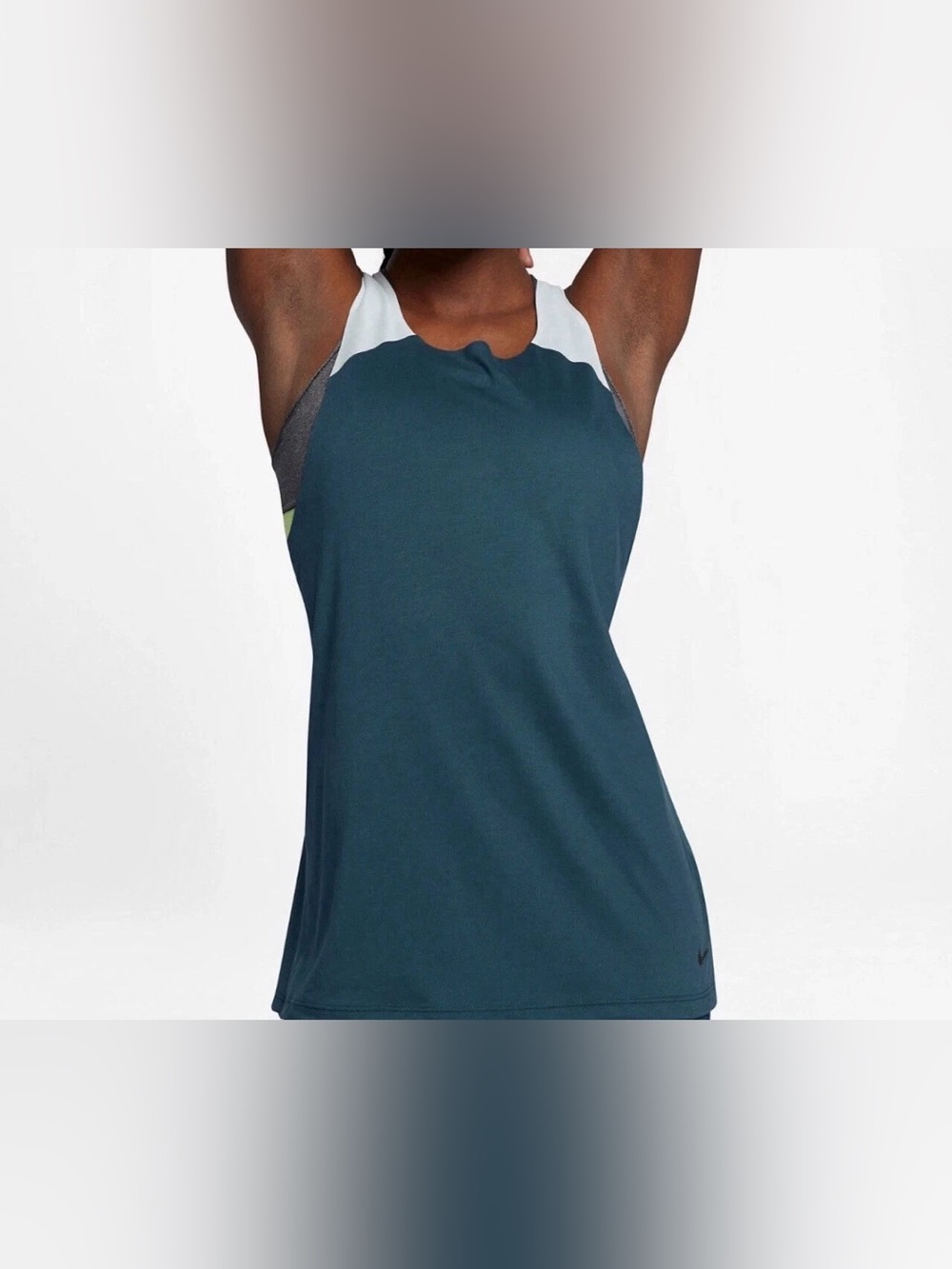 Nike Breathe Dry Women's Dri-FIT Training Tank Top, Space Blue, Small.